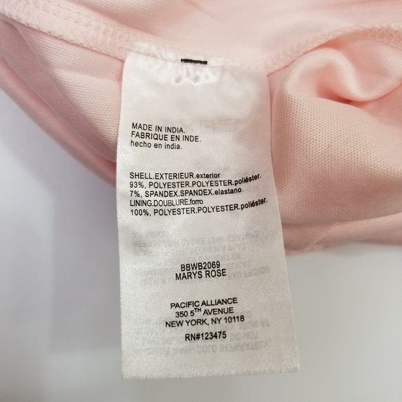 BEBE Pale Pink Lace Romper NWT - Picture 7 of 7